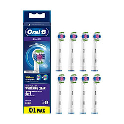 Oral-B 3D White Brossette Avec CleanMaximiser, 8