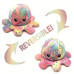 Universal Touet en peluche de poulpe réversible reversible 20 cm cadeau d'enfants