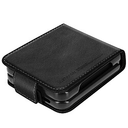 Avizar Étui pour Samsung Galaxy Z Flip 5 Clapet Vertical Porte-Carte Anti-RFID Noir