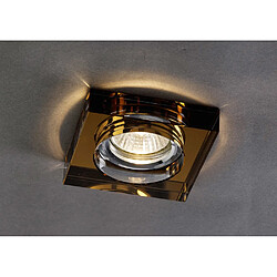 Inspired Downlight encastré avec jante carrée profonde uniquement bronze, nécessite 100035310 pour compléter l'article