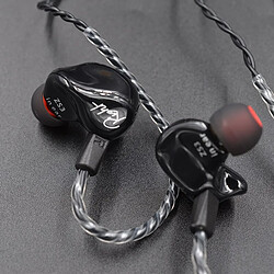 GUPBOO KZ ZS3 Écouteurs intra-auriculaires Casque Hi-Fi avec moniteur dynamique Sport Musique Écouteurs intra-auriculaires avec câble détachable KZ EDX ZST pas cher