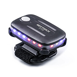 Universal Avertissement Avertissement épaule stroboscopique LED rechargeable clignotant clips de sécurité pour le sauvetage en plein air, direction de la circulation, police | phares