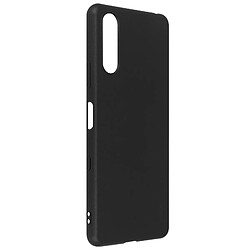 Avizar Coque Sony Xperia 10 III Résistante Silicone Flexible Fine Légère Noir