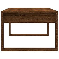 Acheter vidaXL Table basse chêne marron 102x50x35 cm bois d'ingénierie