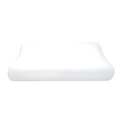 Vente-Unique Oreiller ergonomique mémoire de forme 30 x 50 cm de DREAMEA - Blanc- SLEEPY