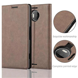 Cadorabo Coque Nokia Lumia 950 XL Etui en Brun