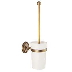 Universal Vintage Antique Cuivre Toilette Brosse Set Installation Murale Toilette Nettoyage Brosse Set Salle de Bains Accueil Hôtel | Porte-brosse