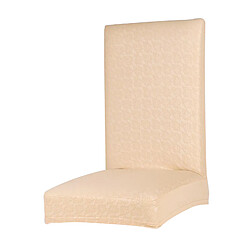 Avis 1 Pc Élastique Solide PU Housse De Chaise En Cuir De Mariage Restaurant Chaise Housse De Champagne