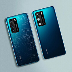 Avis Cache Batterie Huawei P40 Façade Arrière Originale Huawei Bleu