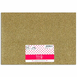 TOGA Flex thermocollant à paillettes - Or - 30 x 21 cm