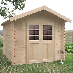 Solid Abri de jardin Nimes bois 2380 x 2380