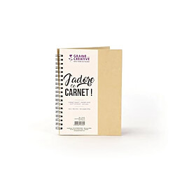 Graine Créative Graines Créatives Carnet Kraft à Spirales - Papier Noir