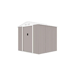 Avis Archer Abri de jardin en métal (Taupe)