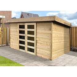 Solid Abri de jardin Malmö 28 mm Vert