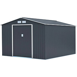 Habitat Et Jardin Abri de jardin métal Vegas - 8,83 m² - Gris