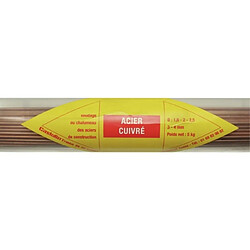 Avis Castolin Baguette de brasage - Diamètre 2,5 - Cuivré