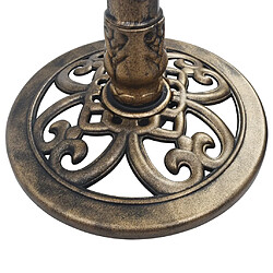 Decoshop26 Baignoire mangeoire jardin bronze