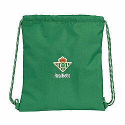 Real Betis Balompié Sac à Dos Vert Sac à dos - Vert - Polyester 600D - Fermeture par cordon - 35 x 40 x 1 cm