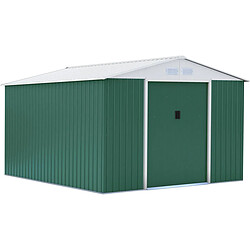 Habitat Et Jardin Abri de jardin métal Rosas - 10,85 m² - Vert