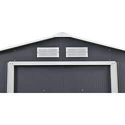 Avis Habitat Et Jardin Abri de jardin métal Vegas - 12.98 m² - Gris