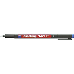 Edding Stylo feutre 141F - Noir Stylo feutre - Bout arrondi - Résistant à l'eau - Épaisseur 0,6 mm - Noir