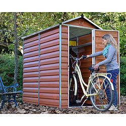 Abris de jardin 1.9m² ambre - 702294 - Skylight - PALRAM