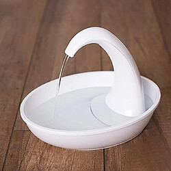 Fontaine automatique en forme de cygne pour animaux