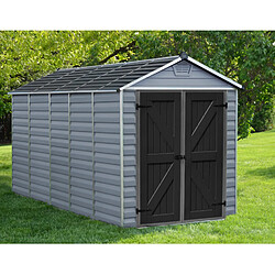 Abris de jardin 6.6m² gris - 704952 - Skylight - PALRAM