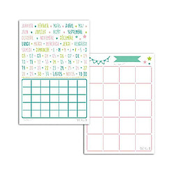 Toga Pochoirs Bullet Journal - Mois