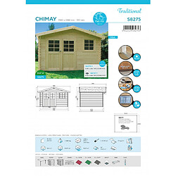 Solid Abri de jardin CHIMAY 3580X2980