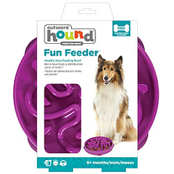Acheter Outward Hound Slo Bowl Mangeoire lente - Violet