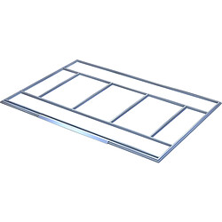 Habitat Et Jardin Fondation pour abri de jardin DALLAS ou VEGAS - 5,29 M²