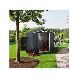 Habitat Et Jardin Abri de jardin métal Vegas - 2,7 m² - Gris