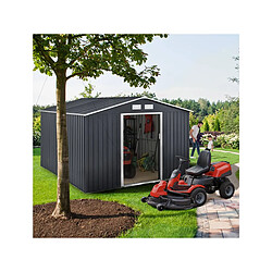 Habitat Et Jardin Abri de jardin métal Vegas - 7,06 m² - Gris