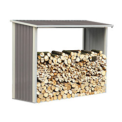 Habitat et Jardin Abri bûches métal Victor 2.15 m²