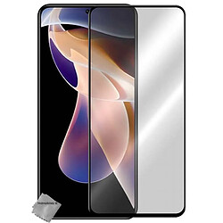 Htdmobiles Xiaomi Poco X4 Pro 5G - Verre Trempé Incurvé Protection intégrale - Verre trempé facile à poser - Noir