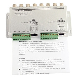 Acheter Wewoo Vidéo Balun passif UTP à 8 canaux