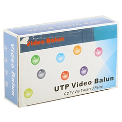 Wewoo Vidéo Balun passif UTP à 8 canaux pas cher