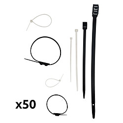 Zenitech Colliers de câblage - Lot de 50