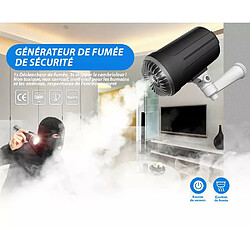 Générateur de fumée Machine à brouillard Noir - 150 m3