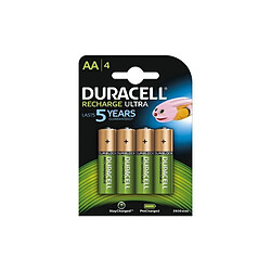 PILES RECHARGEABLES Blister 4 * LR06 - AA - 1950 Mah - Prêtes à l'emplo DURACELL - HR6B4