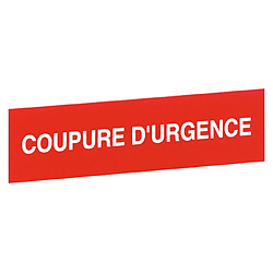 Legrand Étiquette Coupure d'Urgence