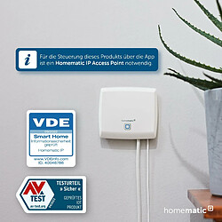 Avis Homematic IP Smart Home Thermostat Mural 159820A0