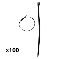 Zenitech Colliers de câblage - Noir