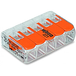 Wago borne de raccordement COMPACT 4 mm²