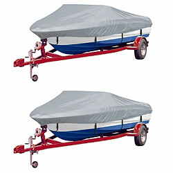 vidaXL Housses Bateau 2pcs