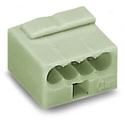 Wago borne micro pour boîte de dérivation - 4 conducteurs