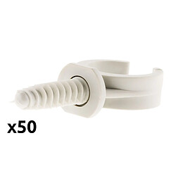 Zenitech Clips avec chevilles câbles Ø20 mm