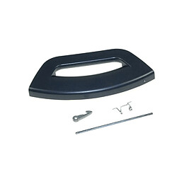Indesit poignée de hublot lave-linge - Anthracite Poignée de hublot pour lave-linge - Compatible Indesit/Hotpoint - Plastique robuste - Réf. C00288568 / F078146