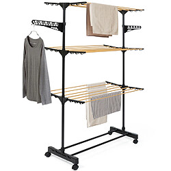 Idmarket MARKET Séchoir MAXIMA - Noir